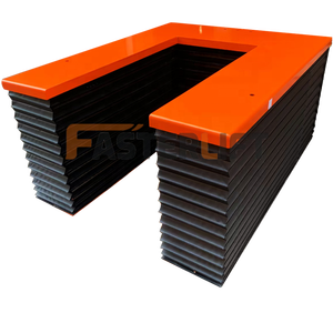 U hình dạng điện Nâng Nền tảng nâng chiều cao 879mm thủy lực Scissor Lift bảng - Product Image 6