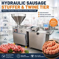 Nouvelle machine à lier les saucisses hydraulique automatique en acier inoxydable 304 pour chorizo, salami, saucisses de Francfort et saucisses de viande fraîche