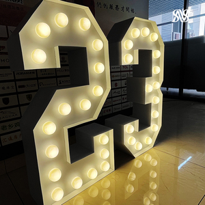 4ft marquee số marquee Thư Tình thư 3ft LED Số marquee chữ dẫn đăng ký các nhà sản xuất tại Trung Quốc - Product Image 4