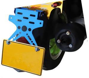 RTS รถจักรยานยนต์ผู้ถือใบอนุญาต Mount วงเล็บจํานวนแผ่นสําหรับ <span class=keywords><strong>YAMAHA</strong></span> FZ09 MT09 <span class=keywords><strong>SR</strong></span> FZ6 FAZER FZ6R FZ8 MT07 FZ07 รุ่น 200 - Product Image 3