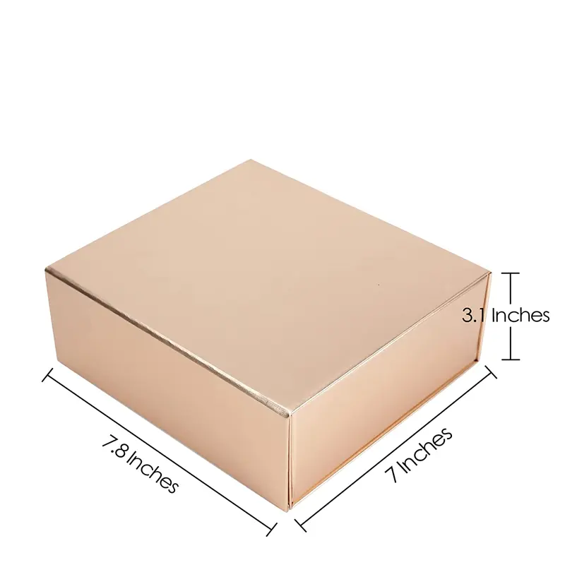 Hot Sale Luxury Gold Box Unique Gift Box Foldable Magnetic Gift Boxes Wholesale