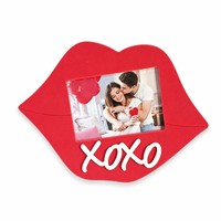 Cadre photo en MDF floqué pour la Saint-Valentin, 4x6, rectangulaire, en bois, cadeau romantique, décoration d'intérieur