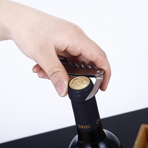 Ensemble d'ouvre-bouteilles à <span class=keywords><strong>vin</strong></span>, ensemble de 5 pièces, ouvre-bouteilles à <span class=keywords><strong>vin</strong></span> de grande taille, outils à <span class=keywords><strong>vin</strong></span> rouge en acier inoxydable - Product Image 5
