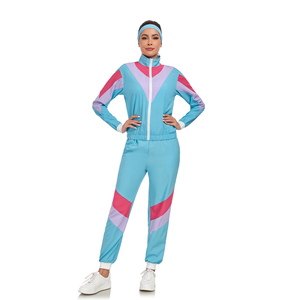 Costume des années 1980, vêtements de sport vintage des années 80, mode rétro, survêtements, costumes disco pour la famille, costumes assortis - Product Image 2