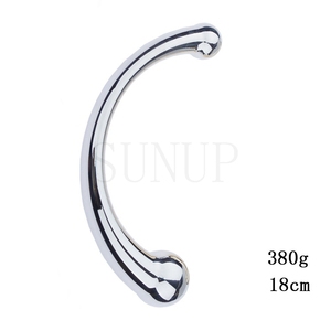 Boîte personnalisée gratuite - Plug <span class=keywords><strong>anal</strong></span> double tête en acier inoxydable, tige de massage du point G, dilatateur, stimulateur du point G, gode <span class=keywords><strong>anal</strong></span> en métal - Product Image 5