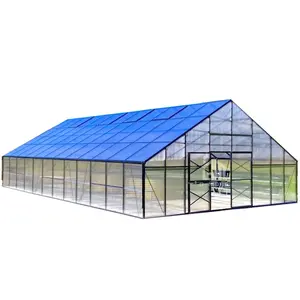 G-MORE Reinforced Multi Span Commercial Greenhouse for Garden Centre 10MM Gewachshaus 12x7 Meters