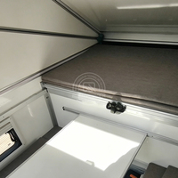 Camper pour camionnette pliable semi-cabine, toit rigide imperméable, léger et personnalisable pour le camping en tout-terrain et les voyages routiers