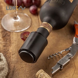 Tappo per Bottiglia Riutilizzabile in Metallo, Sigillante per <span class=keywords><strong>Vino</strong></span> e Birra, Pompa a Vuoto per Conservazione del <span class=keywords><strong>Vino</strong></span> - Product Image 3