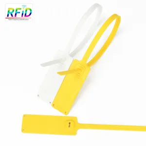 HF UHF RFID Plastic Seal Tags Security Electronic Tamper Evident Self-Locking Shipping Seal Pull Tite Zip Ties