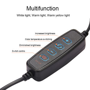 Anillo de luz para selfie de 10 "con soporte de trípode extensible de 50" teléfono para transmisión en vivo y soporte para/MAQUILLAJE/vídeo de YouTube - Product Image 6