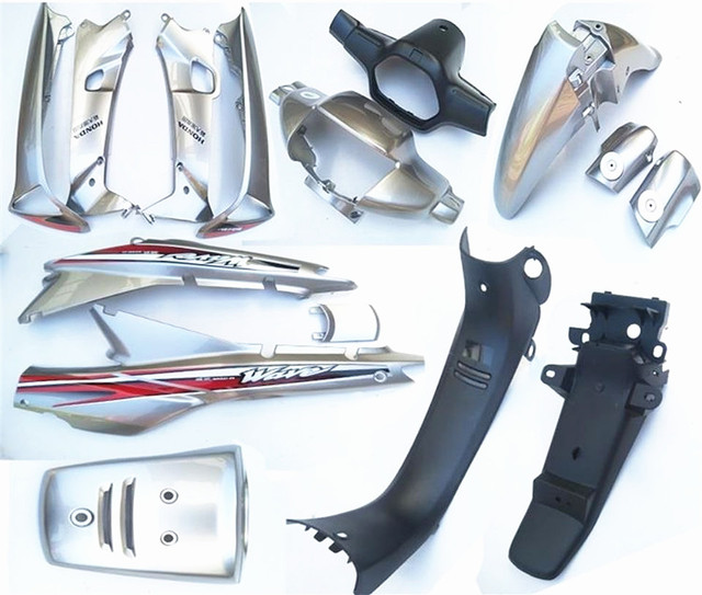 WAVE100 /110 Complete Supporting Plastic Parts WAVEComplete Plastic Body Parts System for Motorcycles Supporting Every Component