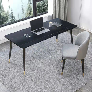 Đen Vàng Bàn Ăn Cơ Sở <span class=keywords><strong>Durable</strong></span> Marble Bảng Chân Tùy Chỉnh Nội Thất Chân - Product Image 2