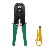 Pince à sertir multifonction en acier au carbone pour câbles réseau, dénudeur de fils 8P6P4P, outil de sertissage de connecteurs RJ45