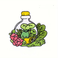 Patch brodé personnalisé à thermocoller/coudre, applique décorative DIY pour vêtements, chapeaux, sacs, pour meilleurs amis
