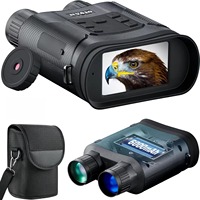 Binoculares de Visión Nocturna Digitales Mini88 2K, Alcance de 1312 pies en Oscuridad Total, Recargables para Observación de la Vida Silvestre