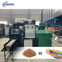 Ligne de recyclage de câbles en cuivre et aluminium de rebut industriel, broyeur et séparateur de cuivre, machine à granuler les câbles en cuivre