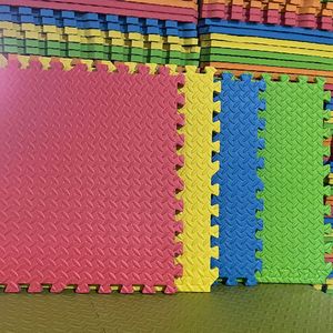 Giá rẻ lồng vào nhau Thảm bọt Đen lồng vào nhau Mat kim cương mô hình EVA phòng tập thể dục sàn mat 60cm x 60cm - Product Image 4