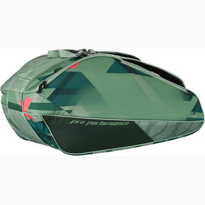 Sac de sport de tennis léger en Oxford gris durable avec compartiment à chaussures, prix fabricant, échantillon gratuit - Product Image 2