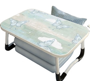 Colorido Escritorio de computadora portátil cama plegable niños estudio mesa plegable para computadora portátil para el dormitorio del hogar - Product Image 1