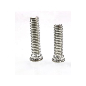 Nickel và Bronze Flat Head Studs với Metric Chủ Đề tự <span class=keywords><strong>clinching</strong></span> ốc vít cho tấm kim loại tuôn ra Đầu vít cho buộc - Product Image 3