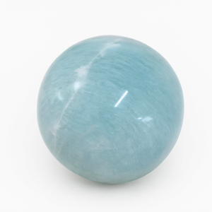 Amazonite stone <b>sphere</b>/ball - Energy/Reiki/<b>Crystal</b> Healing - 3 inches (7.5 cms) diameter and 690 gms (1.52 lb) - Product Image 2