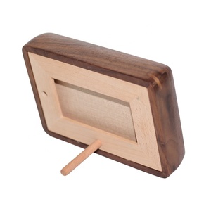 Factory Supplier Custom OEM Solid Black Walnut <strong>Wood</strong> Modern Stylish UV Printing Photo <strong>Frames</strong> - Product Image 4