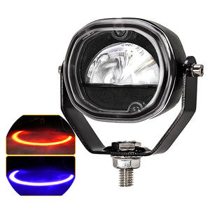 फोर्कलिफ्ट वेयरहाउस डिपो ट्रक के लिए मिनी आकार आर्क रेड जोन सुरक्षा चेतावनी फोर्कलिफ्ट हल्का नीला रेड जोन हेडलाइट यू आकार की लाइट - Product Image 1