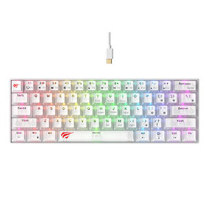 <span class=keywords><strong>Teclado</strong></span> Mecánico para Juegos <span class=keywords><strong>Havit</strong></span> KB903L de 61 Teclas con Retroiluminación LED de Arcoíris, <span class=keywords><strong>Teclado</strong></span> para Juegos con Cable USB Iluminado para PC - Product Image 2