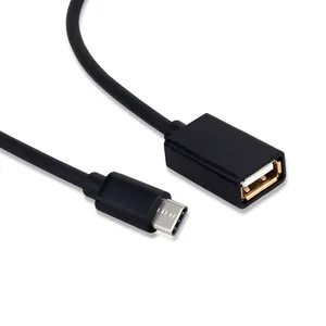USB סוג C זכר ל-USB 2.0 AF נקבה OTG מתאם כבל נתונים