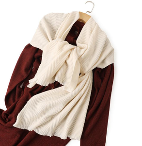 Customized High Quality Luxury Herringbone Design Wool <b>Shawl</b> Warm Oversized Scarf Oversized Neck <b>Wrap</b> For All Seasons Daily Wear - Product Image 1