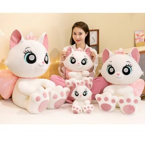 Juguete de Peluche de Gato Mary, de Algodón Suave, Diseño de Dibujos Animados, Lindo Peluche para Niñas, Regalo para Niñas en Días Festivos, Gato Princesa Blanco - Product Image 4