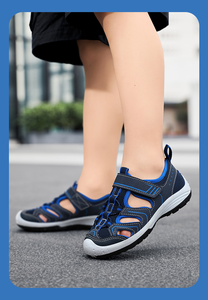 Nouvelles sandales d'été pour garçons, chaussures de plage pour enfants, sandales de sport à bout fermé avec soutien de la voûte plantaire pour garçons - Product Image 3