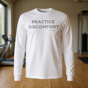 Camiseta de Manga Larga Practice Discomfort Blanca Unisex - Product Image 3