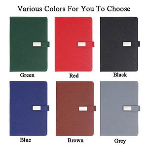 Wholesale Promotional A5 Hardcover PU <b>Leather</b> <b>Refillable</b> Diary <b>Notebook</b> with 100 Sheets Business Gift Set with Pen - Product Image 4