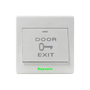 Yüzeye monte NO/COM kapalı kapısı tek kutuplu yayın açık plastik basın çıkış düğmesi anahtarı çıkmak için itin