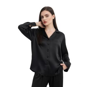 Ensemble 2 pièces floral pour femme, inspiré des tenues de nuit, pantalon long XL, pyjama en soie pour l'été - Product Image 1
