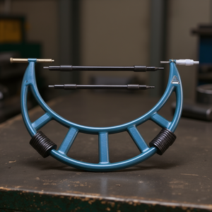 Take <b>Micrometer</b> With Interchangeable Rods Precision Measurement Tool For Metalworking - Product Image 3