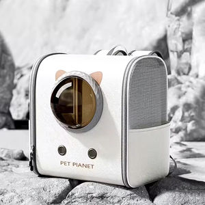 Mochila Transportadora para Mascotas, Gatos y Perros Pequeños, Impermeable, Resistente, Transpirable, con Bolsillos Dobles, Cierre de Cremallera, Correas Acolchadas Cómodas, para Exteriores - Product Image 2