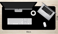 Tapis de souris et clavier pour ordinateur de bureau de grande taille, personnalisé en caoutchouc de 3 mm d'épaisseur, pour jeux et bureau