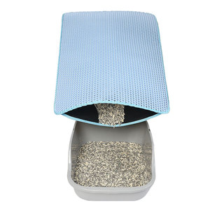 Alfombrilla de arena moderna de PVC/EVA de alta calidad, fácil de limpiar e impermeable para gatos y perros, alfombrilla para mascotas al por mayor hecha de goma de silicona - Product Image 2