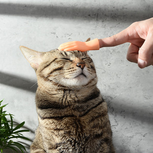 <span class=keywords><strong>Katzen</strong></span>-Fingerhülsen-Teaser-Stab-Handschuhe – Massage- und Beruhigungsspielzeug - Product Image 2