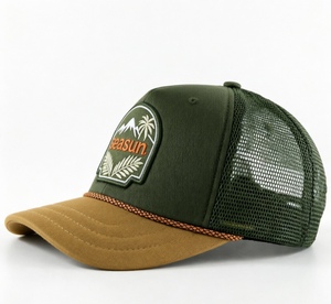 หมวกเบสบอลปักลายตามสั่ง หมวก Trucker หมวก Dad Hat หมวก Snapback ปรับได้สำหรับทุกเพศ หมวกตาข่ายระบายอากาศสำหรับสวมใส่ลำลองแนวสตรีทแวร์ - Product Image 3