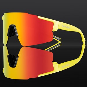 Lunettes de cyclisme Kapvoe à monture complète, verres en polycarbonate, protection UV, anti-buée, pour sports de plein air, hommes - Product Image 5