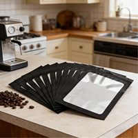 Sachets de conservation alimentaire refermables anti-odeur, sacs en aluminium thermoscellables à fermeture éclair pour échantillons, thé, bonbons et emballages pour petites entreprises