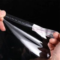 Sacs plastique transparents OPP, vente en gros pièces, sac en Cellophane Transparent, sacs plastique clair Opp de grande taille