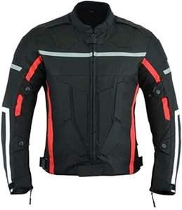 Chaqueta de Cuero Deportiva de Carreras para Hombre GLOBAL EDGE, Chaqueta de Motociclista de Invierno de Manga Larga, Transpirable, Colores Personalizados, Logotipo Personalizado - Product Image 3