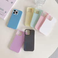 Coque de téléphone antichoc à rayures 3D pour iPhone 18 Pro, 17, 16, 15, 14, 13, 12, 11, Pro et Pro Max
