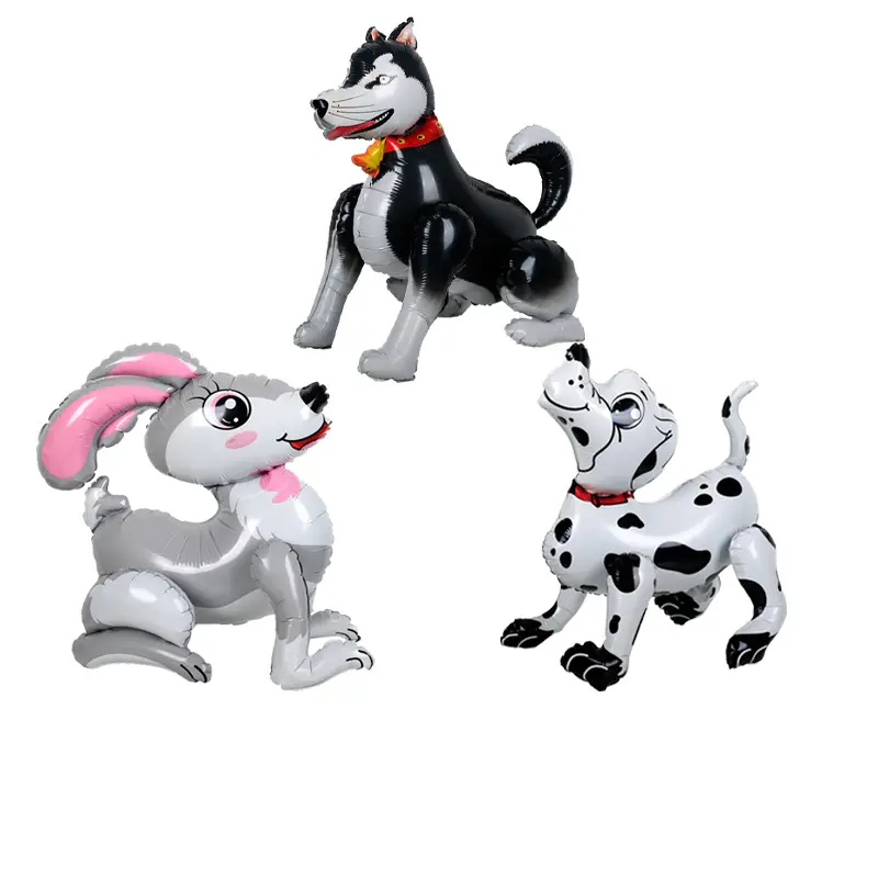 3D assembled rabbit dalmatian husk aluminum film balloon for adult children's toys party carnival decorations indoor and outdoor