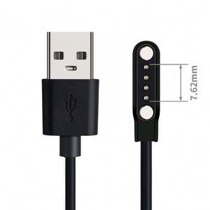 Cáp sạc đồng hồ thông minh 2Pin 4Pin Bộ sạc từ tính di động có cáp sạc USB cho đồng hồ thể dục cho máy ép trái cây còn hàng - Product Image 1