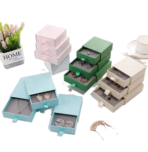 Offre Spéciale : Boîte à Bijoux Tendance avec Tiroirs pour Rangement de Boucles d'Oreilles, Bagues, Colliers et Accessoires – Idéale pour Cadeau et Emballage - Product Image 2